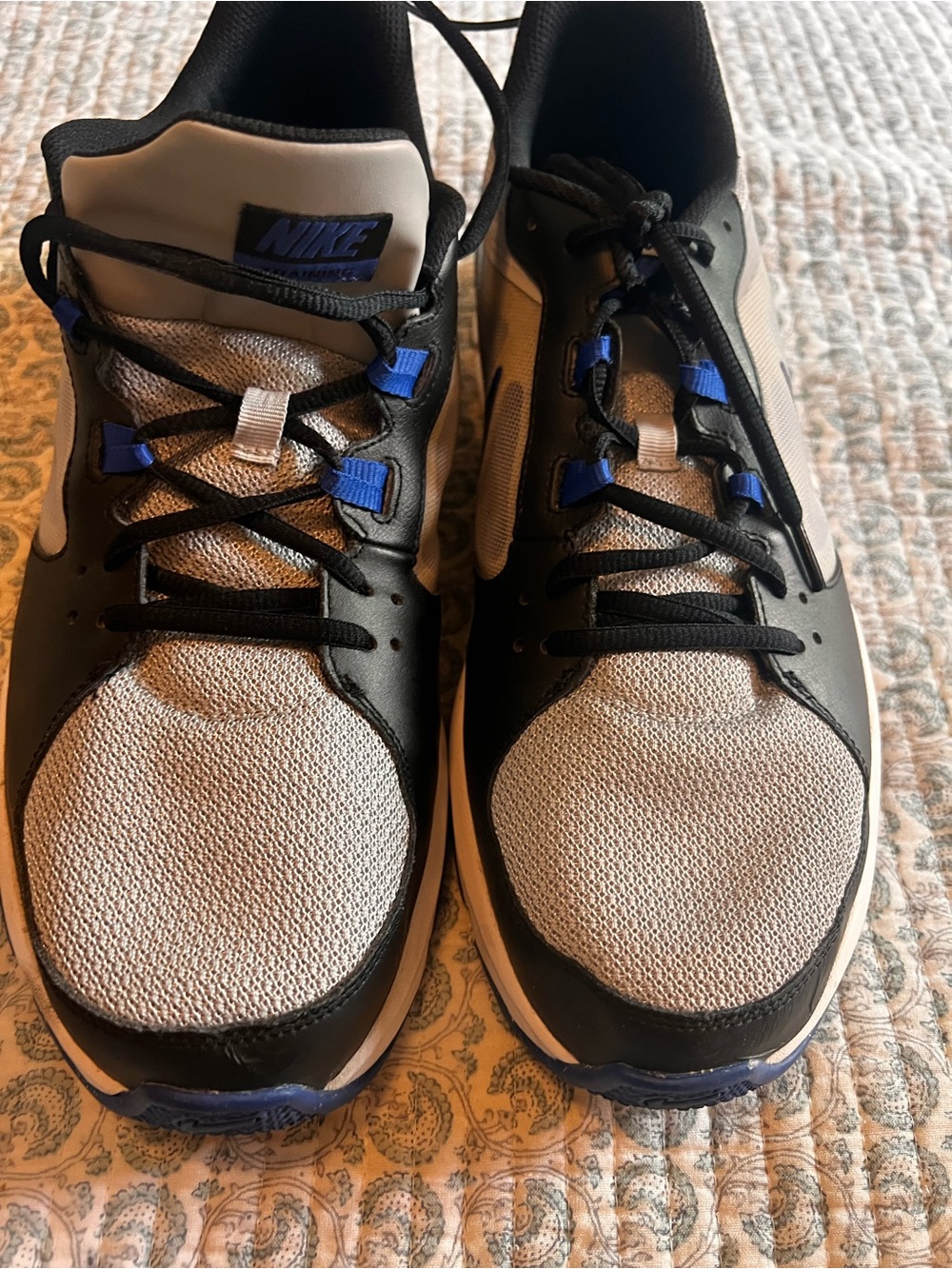 Nike Black, Gray & Blue Athletic Sneakers